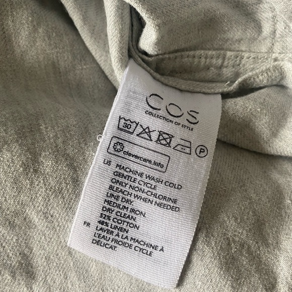 COS linen blend blouse - Picture 7 of 7